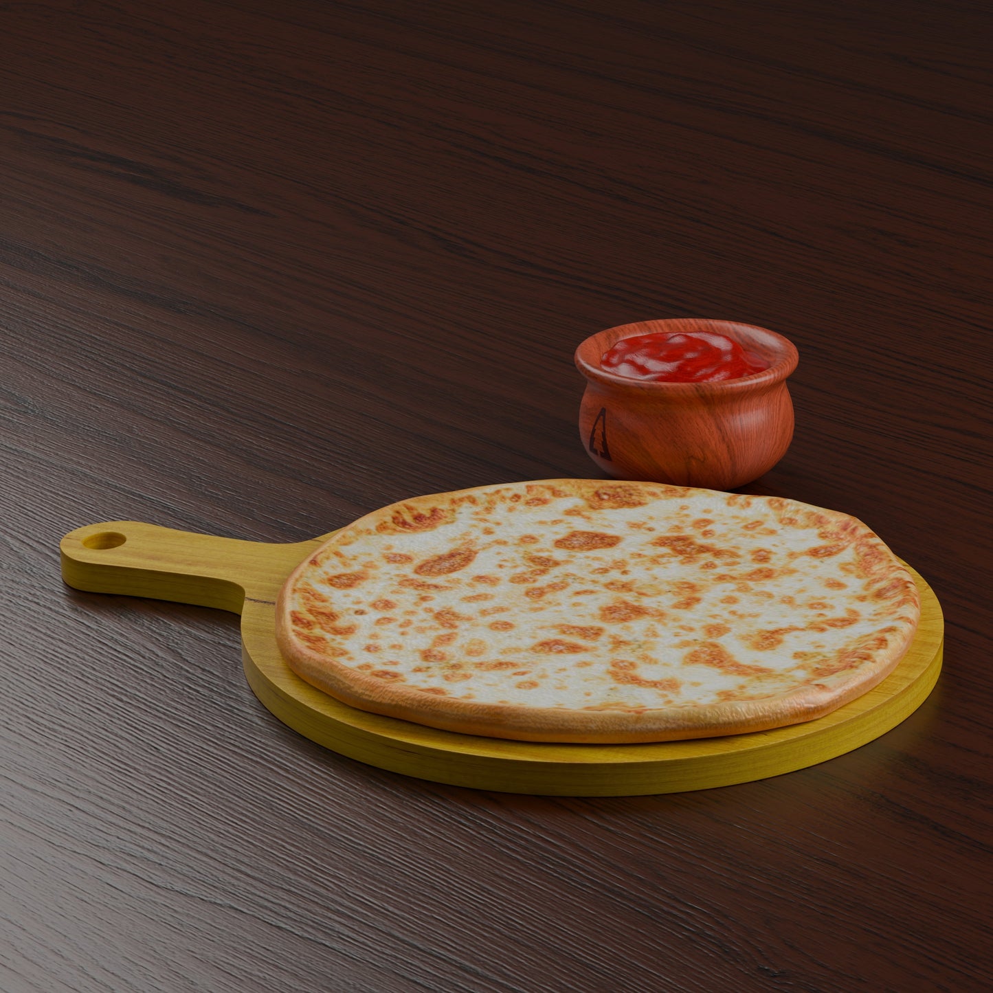 Buy Lakdi-Baaz| Premium Wooden Platter Round Cutting Board Serving Board Chopping Board Made from Light weight Solid Wood