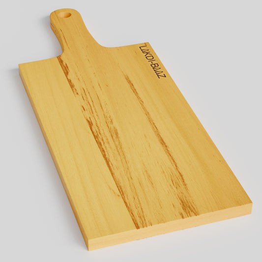 Buy Lakdi-Baaz| Premium Wooden Platter Square Cutting Board made from Light weight Solid Wood Serving Board  Chopping Board