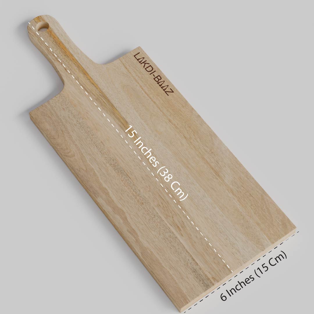 Buy Lakdi Baaz | Mango Wood Square Chopping Board Mango ? Solid Wood Chopper Boards/Cut Board/Serving Board for Kitchens