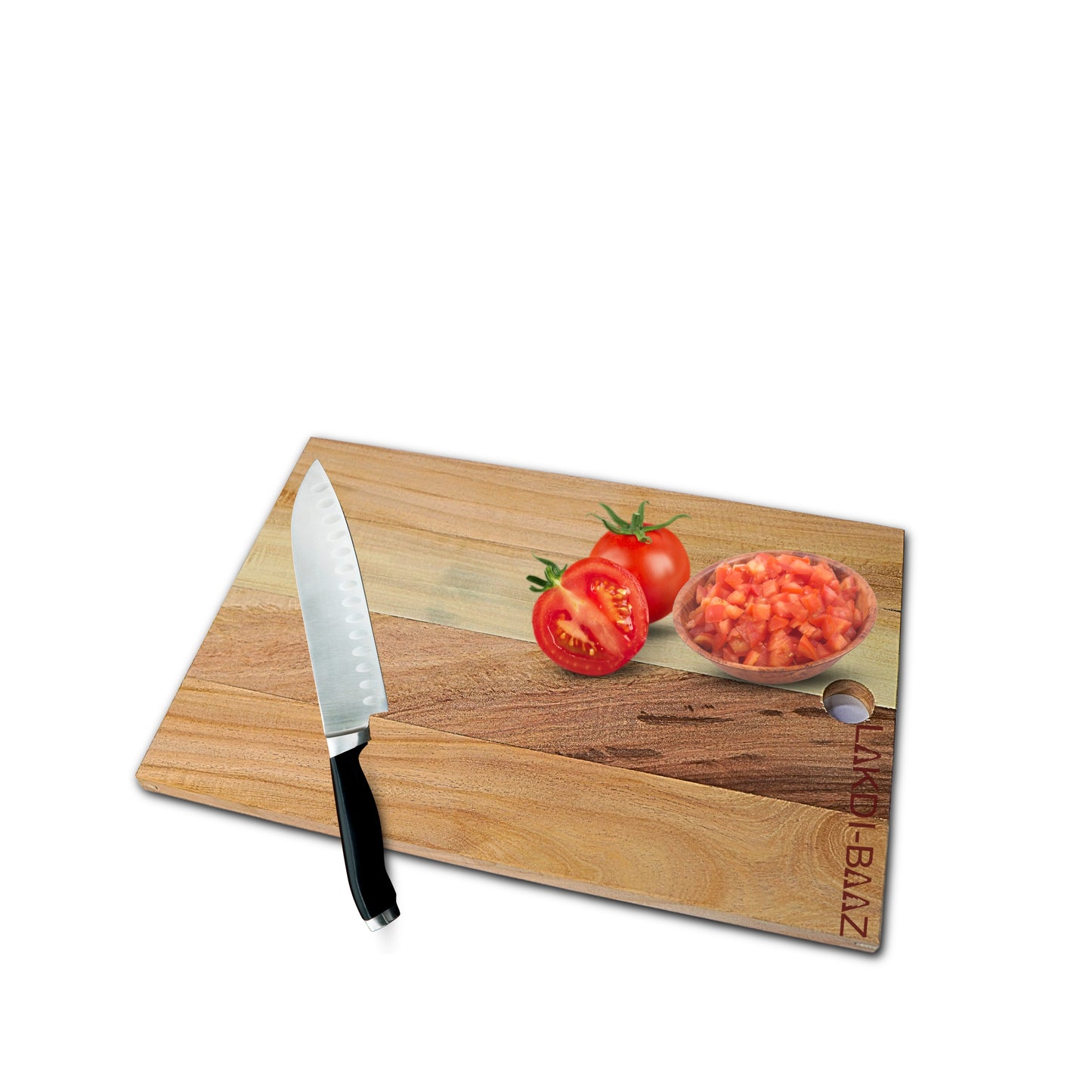 Buy Lakdi Baaz | Wooden Cutting Board made from Neem Wood