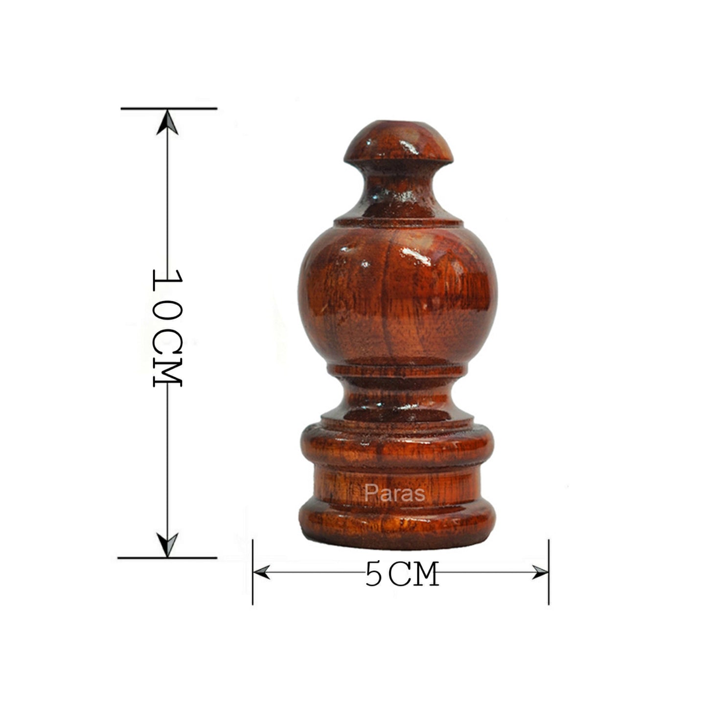 Buy Paras Wooden Curtain Finials