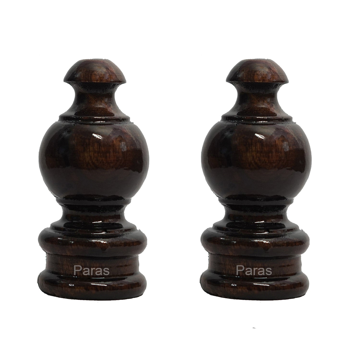 Buy Paras Wooden Curtain Finials