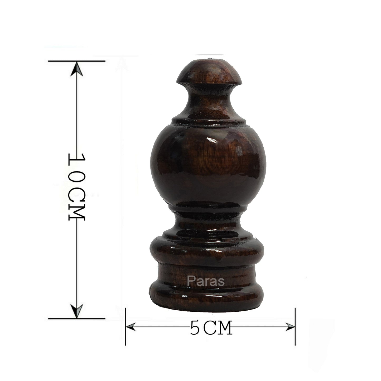 Buy Paras Wooden Curtain Finials