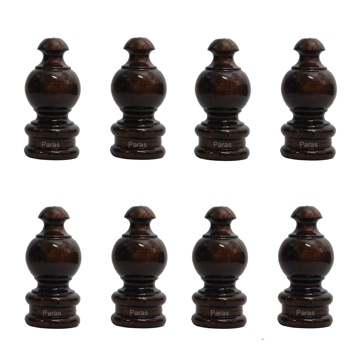 Buy Paras Wooden Curtain Finials