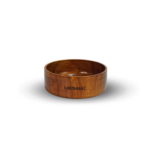 Buy Natural Non Toxic Wooden Bowl for Salad Made From Neem Wood No Color Used 750 ml 7Inch/17.5cm Teak