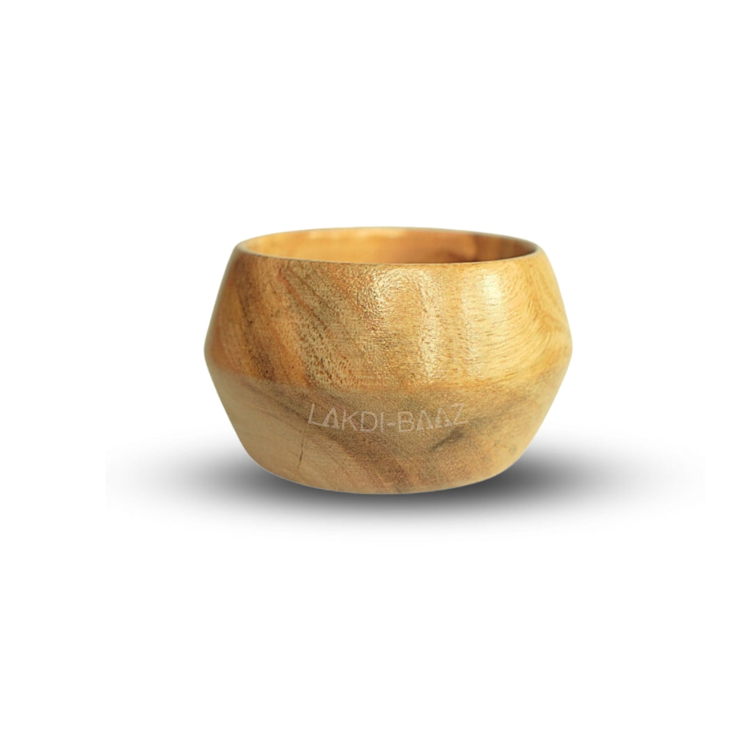 Buy Natural Non Toxic Wooden Bowl Snack Serving Bowl Made From Neem Wood No Color Used 1PC Natural