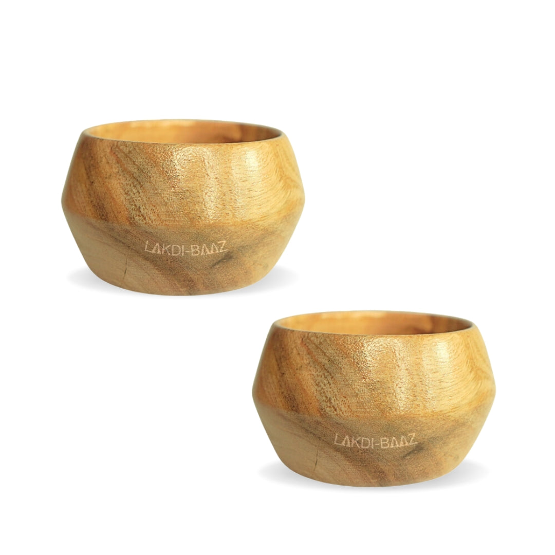 Buy Natural Non Toxic Wooden Bowl Snack Serving Bowl Made From Neem Wood No Color Used 1PC Natural