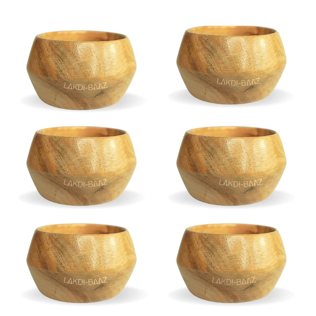 Buy Natural Non Toxic Wooden Bowl Snack Serving Bowl Made From Neem Wood No Color Used 1PC Natural