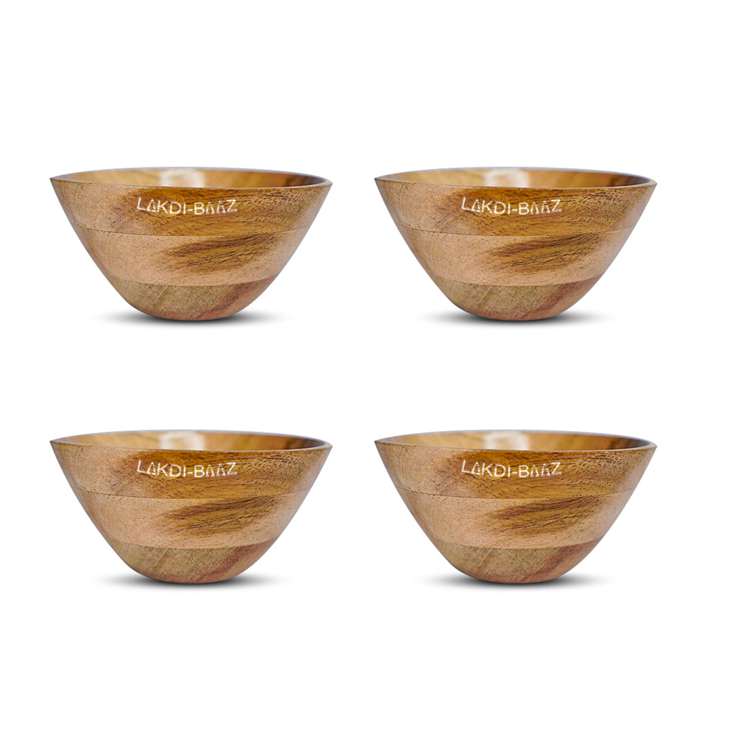 Buy Natural Non Toxic Wooden Bowl Snack Serving Bowl Made From Neem Wood No Color Used 1PC Natural