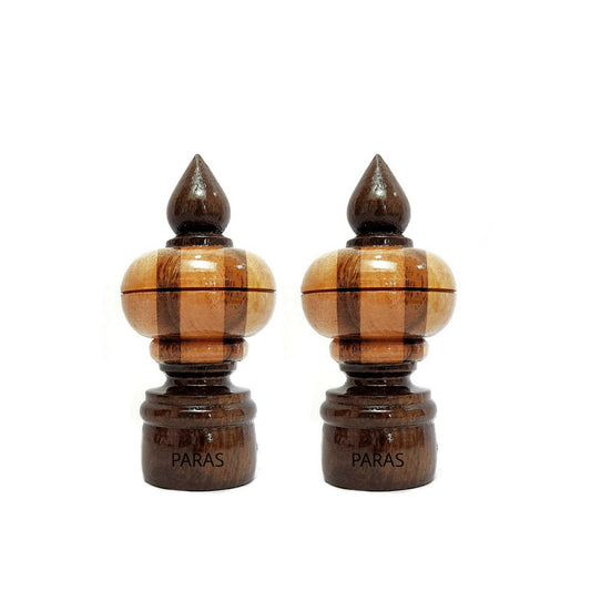 Buy Paras Wooden Curtain Finials