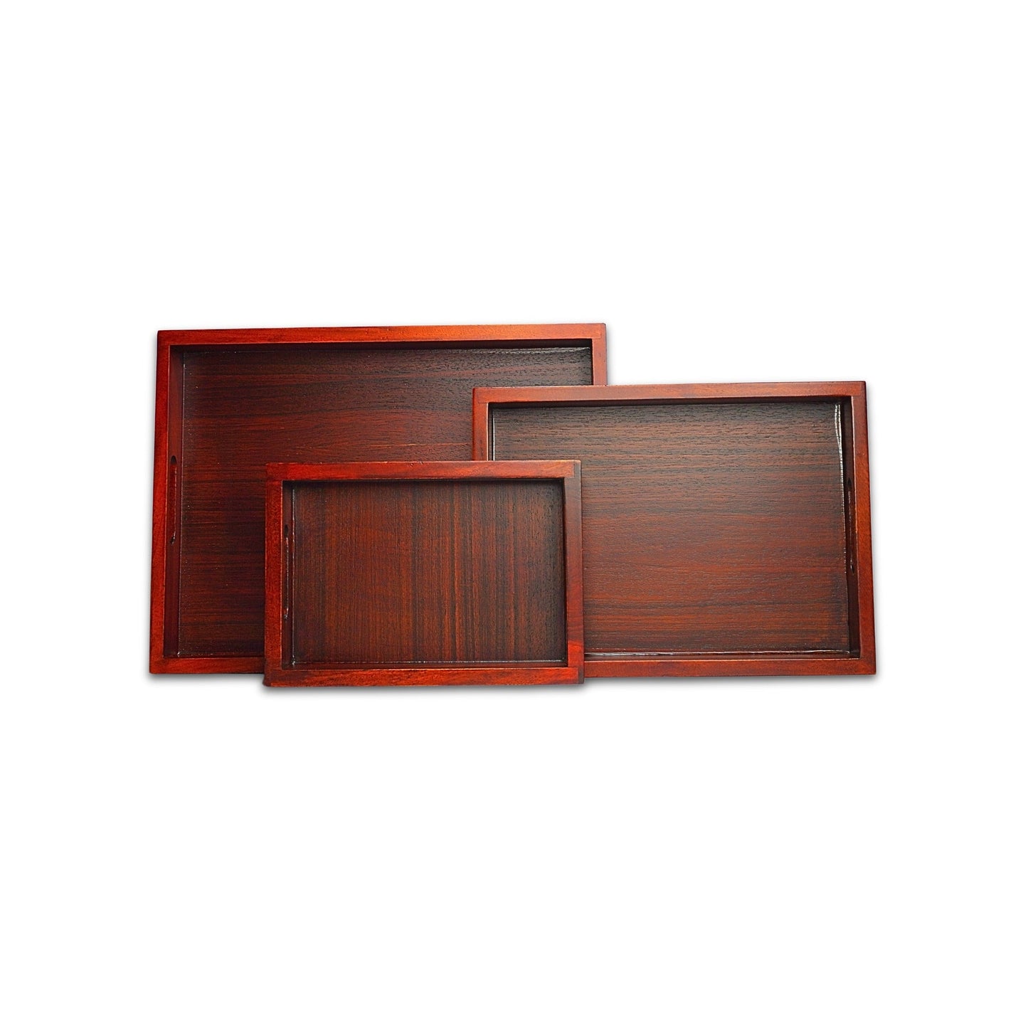 Buy Lakdi-Baaz| Premium Wooden Serving Tray Combo Teak