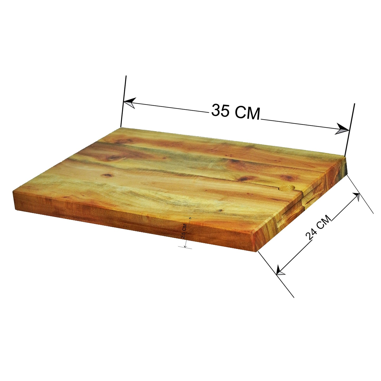 Buy Lakdi Baaz | Wooden thick Cutting Board  made from Natural Neem Wood