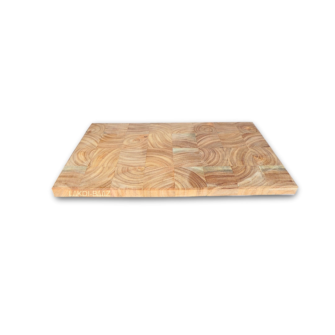 Buy Lakdi Baaz | Wooden Endgrain Cutting Board made from Natural Neem Wood